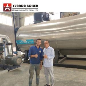 China 7000KW Industrial Three Pass Oil Thermal Oil Boiler For Textile Factory factory