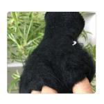 Decorating Winter Warm Colorful Rubber Grip Small Hands Palm Coated Gloves