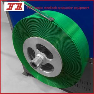 Green PET Packaging Strap Band Plastic Rolls Customized Size