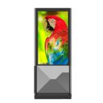 Secure Metal Patio Interactive Touch Screen Kiosk Station 4G Touch Screen 55