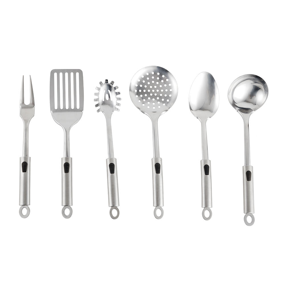 Sample Stainless Steel Kitchen Accessories Tools Set Silk Printing or Debossed Logo