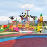 Spray Water Park Equipment Fiberglass Water Slide Playground