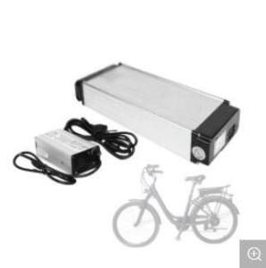 China 14.5Ah 36V Lithium Battery For Electric Bikes Silver Rear Rack Rechargeable factory