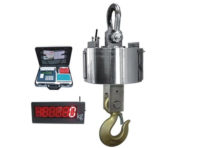 Digital Hanging Crane Scale Zero / Tare 2kg Resolution High Precision Updated