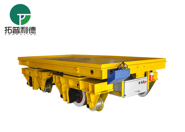 10t Electric Towed Cable Powered Transport Vehicle For Crane Bridge Frame
