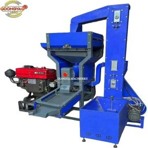 China DONGYA AGRO 16hp Commercial Water Cooled diesel Type Rice Mill Machine with Lifter factory
