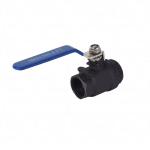 Carbon steel two-piece internal thread ball valve WCB two-piece heavy duty