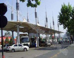 China Security Space Frame Steel Structure Truss Purlin of Toll Station factory