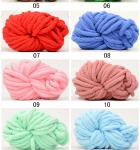 1/0.14NM 100% Polyester Soft Fluffy Round Velvet Merino Wool Yarn For Hand DIY