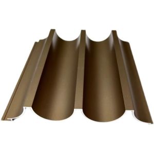 Convex Aluminum Cladding Panels T3 Anodized Powder Coating