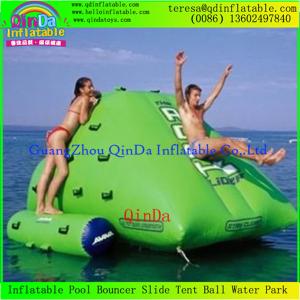 China Commercial Outdoor Inflatable Iceberg Water Toys For Lake / River / Swimming Pools factory