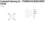 Original KS Crankshaft Metal Bearing Set Part number 271230-5 270426-0 271230