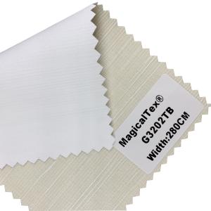 China 280cm 100% Blackout Water Resistant Polyester Blackout Solar Shades Pull Down Blinds Black Out Fabric factory