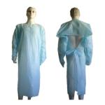 Customizable Clear Disposable Plastic Gowns Medical Clothing Anti Blood