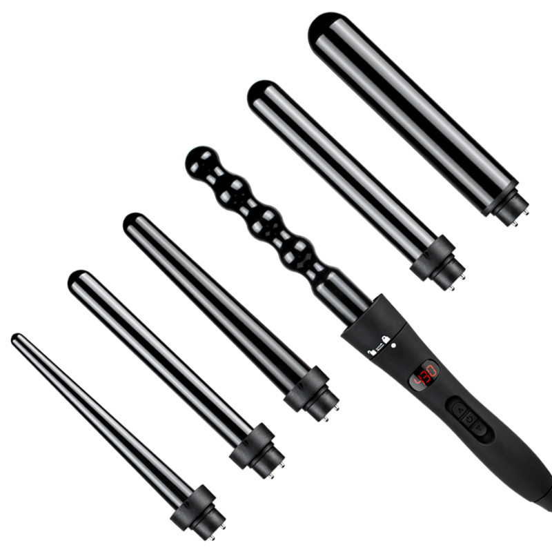 6 In 1 Interchangeable Ceramic Curling Set