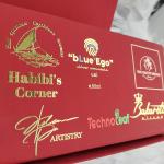 Custom Metallic Nickel Decal Labels 3d Transfer Sticker Embossed Metal Logo
