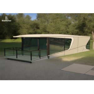 Steel Frame Prefab Backyard Studio Customized For Kiosk