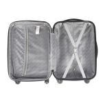 4 Mute Wheels Light Blue PP Stylish Trolley Bags