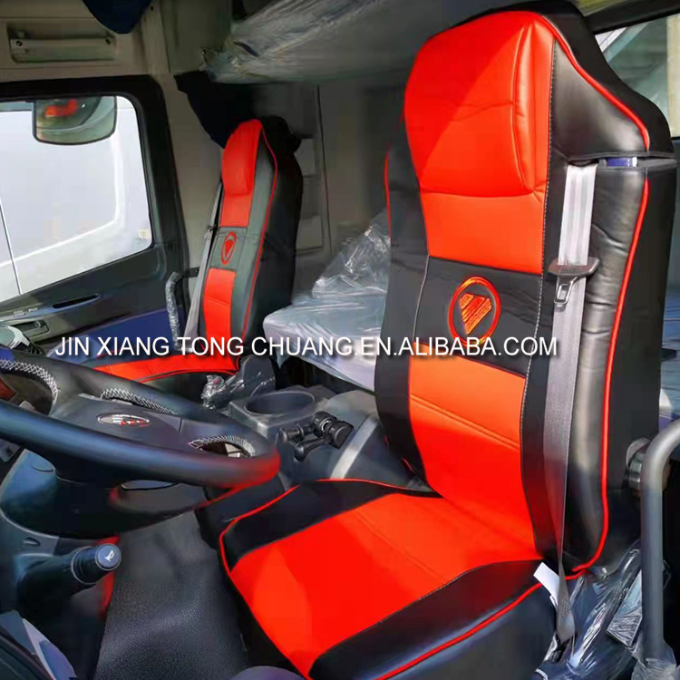 Plastic Bag Outer Packaging Pu Leather Seat Cover for Foton Aumark Medium Truck Series