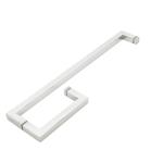 Polished Entrance Black Door Handle Pull for Building Bathroom Glass Door