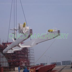 China 26t 37m Stiff Boom Marine Cranes Lifting Cargo on sale