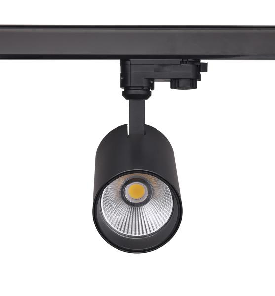 powergear track fitting 15W white black color led track spotlight 3circuit