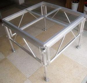 China Glass Acrylic Stage Platform / Folding Aluminum Stage Platform factory