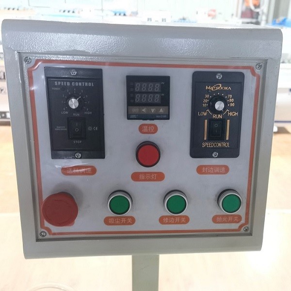 0.4-0.6Mpa Pneumatic Flush Auto Edge Banding Machine High Speed