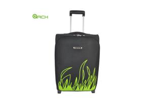 China 600d Printing Smooth Hard Shell Suitcase , 4 Wheel Spinner Luggage factory