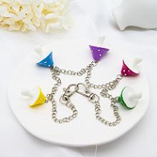 China Christmas Gift Rainbow Stainless Steel Necklace Chain For Women Little Girls factory