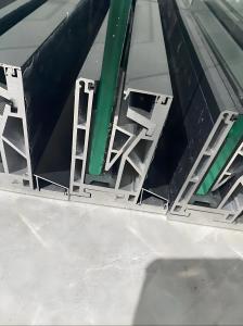 China 1.2mm Thick Powder Coated Aluminum Frameless Glass Fence System factory