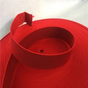 Outdoor Furniture Cover Type Elastic Upholstery Webbing in red color