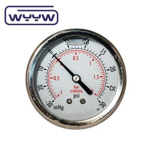 China Compound Pressure Gauge Vaccum And Positive Pressure Manometer 63mm 100mm factory
