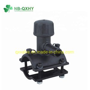 HDPE Electrofusion Tapping Saddle Pipe Fittings for DIN Standard SDR17 Wall