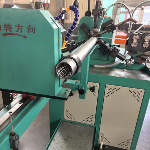 High Efficiency Metal Bellows Pipe Making Machine with Automatic Cutting and Forming System