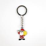 Christmas Themed Soft Enamel Keychain Festive Santa Designs for Holiday Cheer