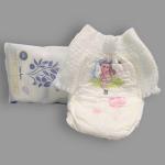 S M L XL Full Size Printed PE Back Film Sleepy Baby Diapers
