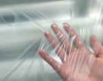 Cold Water Soluble Embroidery Film 1600mm * 183m * 45 Microns Flat