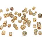 Space Beads Cubic Zircon for Fine Brass Jewelry Accessory