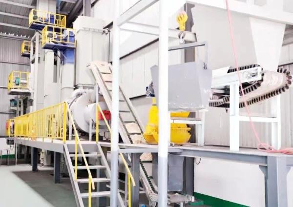Anhydrous Gypsum Production Line Industrial Type II Saving Energy PLC DCS