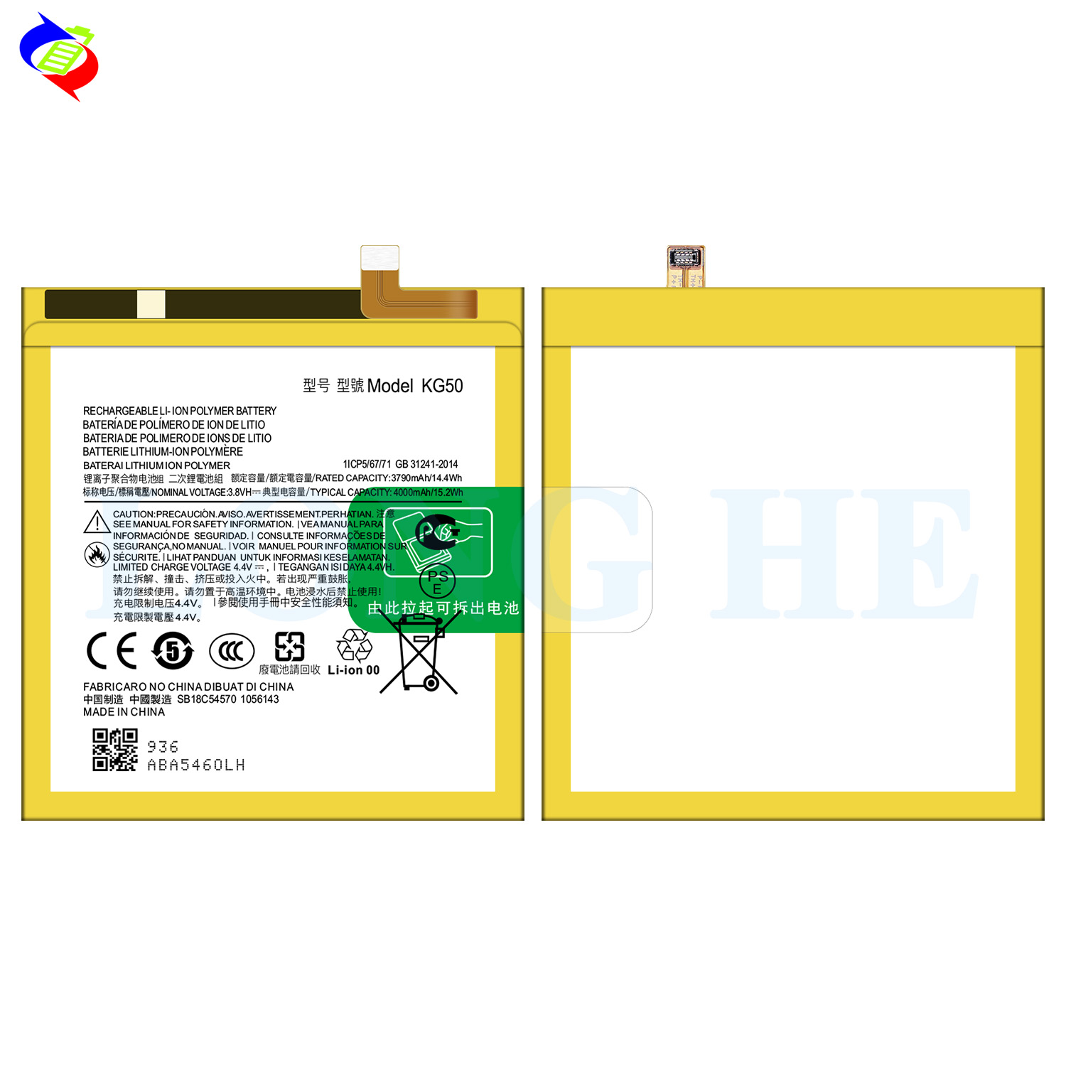 KG50 XT2027 4000mAh Battery for Motorola One Hyper Long-Lasting Power Supply
