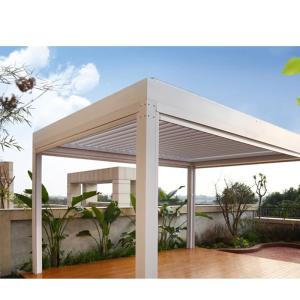 China Aluminum Louvered Pergola Garden Landscape Leisure Sunshade Pergole factory