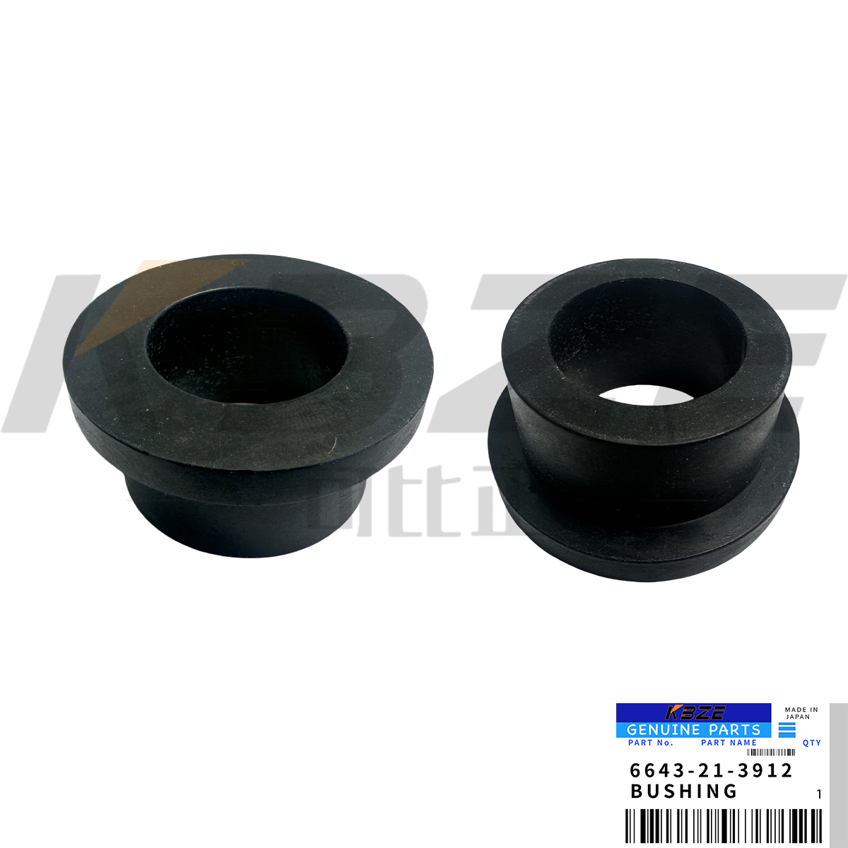 China KBZE 6643-21-3912 6643213912 KOMATSU ENGINE MOUNTING BUSH FOR D60A D65E D70 D75A D80A D85A D95S BF60 on sale