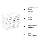 Clear Containers For Organizing 7 Drawers Stackable Dresser Bathroom Organizers