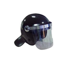 China Heavy Anti Riot Helmet High Protection Level Long Lasting Black Color factory