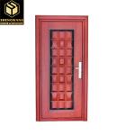 Powder Coated Aesthetics Solid Aluminum Exterior Doors For Main Entrance