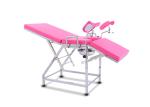 Stainless Steel Gynecological Medical Exam Tables，Pink Portable Examination