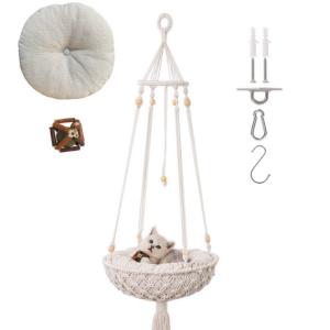 China Cat Hammock Macrame Cat Basket Bed For Cats factory
