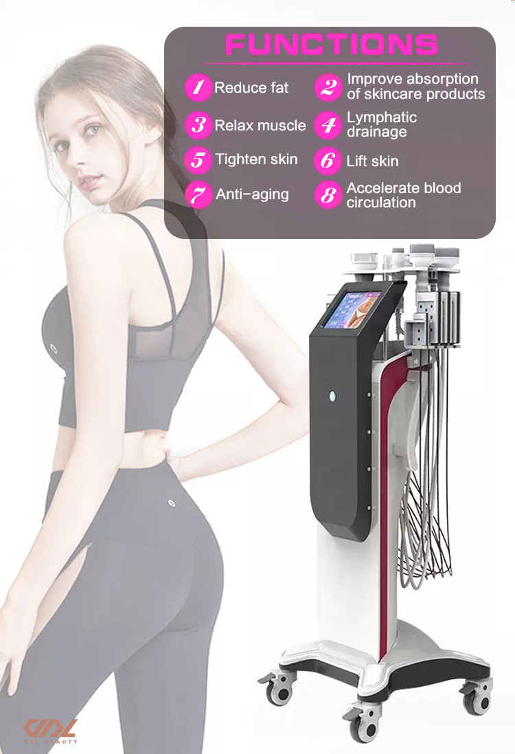 AS82 Ultrasound 40kHz Lipo Vacuum Cavitation Machine for Non-Surgical Fat Reduction & Body Slimming