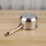 Golden Handle Kitchen Sauce Pans Stainless 201 Cooking Pot Set 16cm